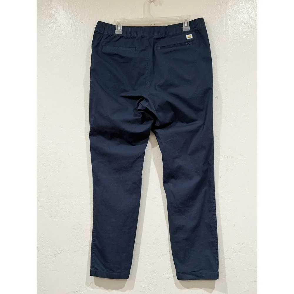 Vuori Ripstop Climber Pants Mens XL Navy Blue Organic Cotton Stretch Joggers